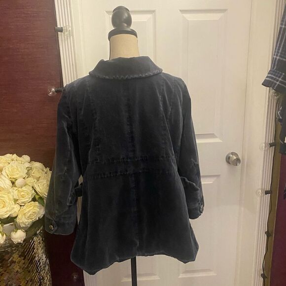 Louis Vuitton “washed denim” colour velvet jacket, S - Picture 7 of 11